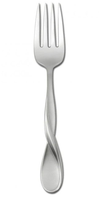 Oneida Satin Aquarius Serving / Meat Fork 8 5/8" Quality 18/10 Stainless